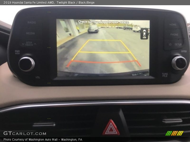 Twilight Black / Black/Beige 2019 Hyundai Santa Fe Limited AWD