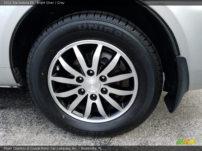 Bright Silver / Gray 2012 Kia Sedona EX