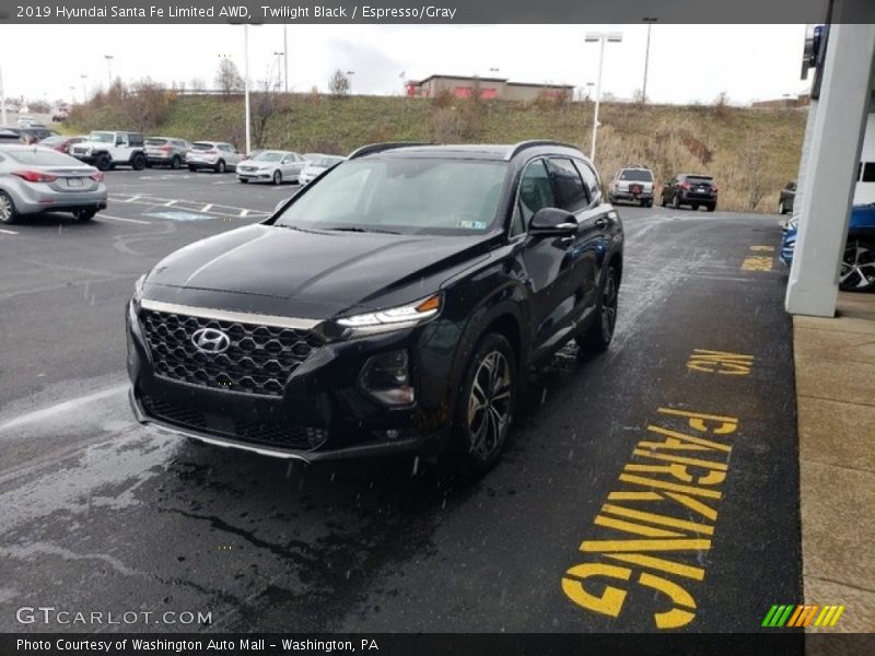 Twilight Black / Espresso/Gray 2019 Hyundai Santa Fe Limited AWD