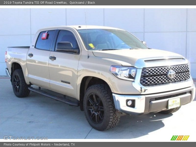 Quicksand / Black 2019 Toyota Tundra TSS Off Road CrewMax