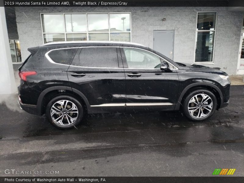 Twilight Black / Espresso/Gray 2019 Hyundai Santa Fe Limited AWD