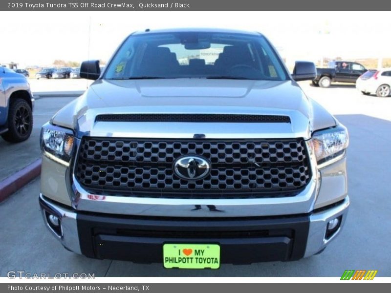 Quicksand / Black 2019 Toyota Tundra TSS Off Road CrewMax