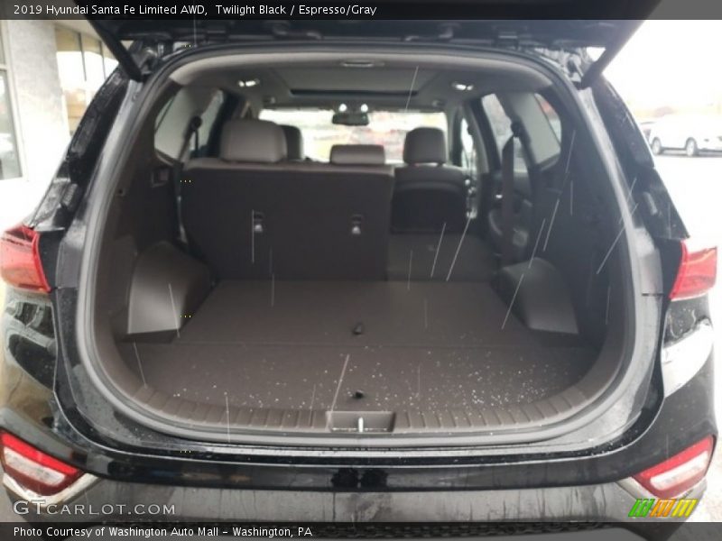 Twilight Black / Espresso/Gray 2019 Hyundai Santa Fe Limited AWD