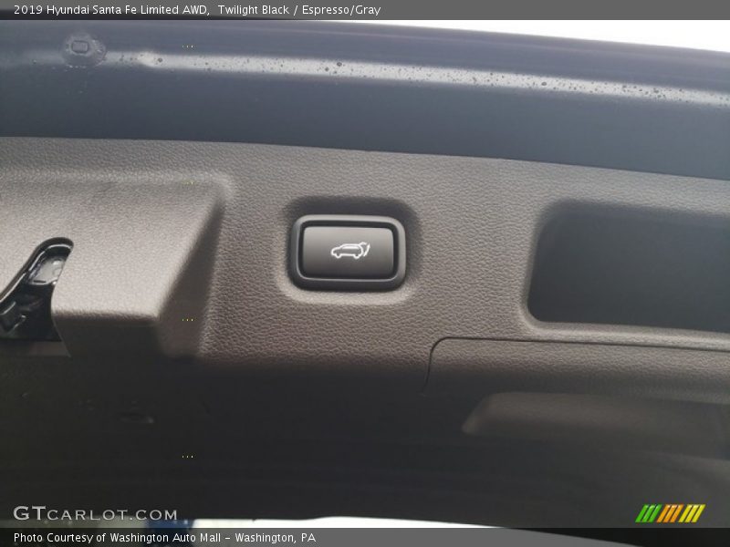 Twilight Black / Espresso/Gray 2019 Hyundai Santa Fe Limited AWD