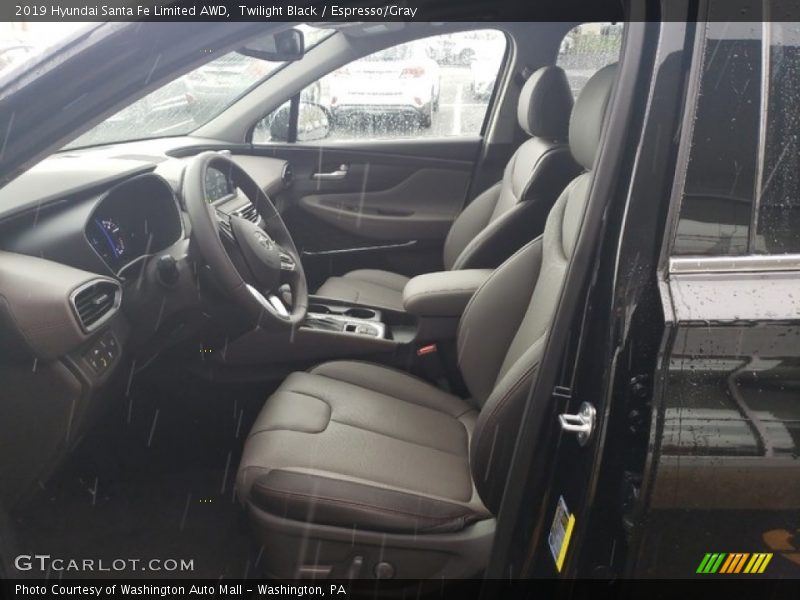 Twilight Black / Espresso/Gray 2019 Hyundai Santa Fe Limited AWD