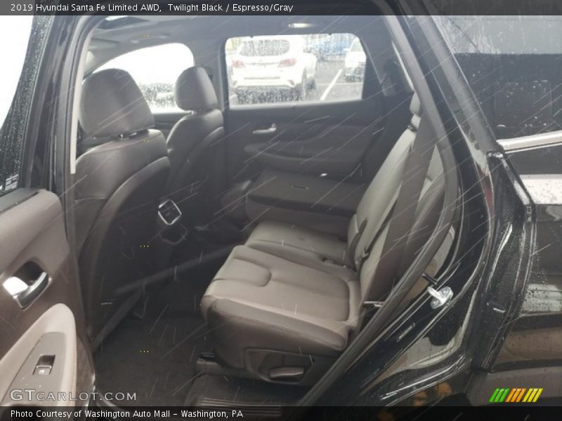 Twilight Black / Espresso/Gray 2019 Hyundai Santa Fe Limited AWD