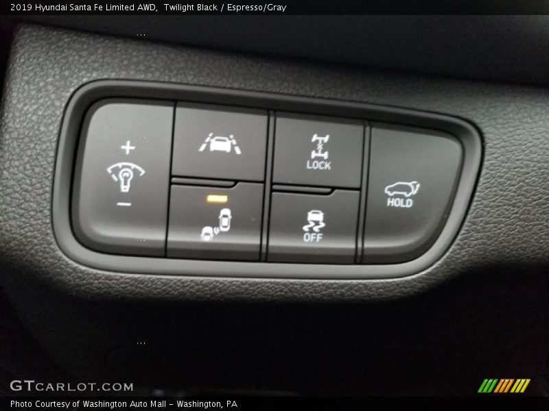 Twilight Black / Espresso/Gray 2019 Hyundai Santa Fe Limited AWD