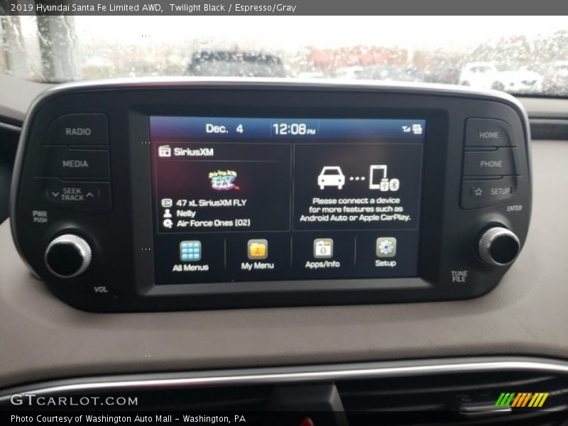 Twilight Black / Espresso/Gray 2019 Hyundai Santa Fe Limited AWD