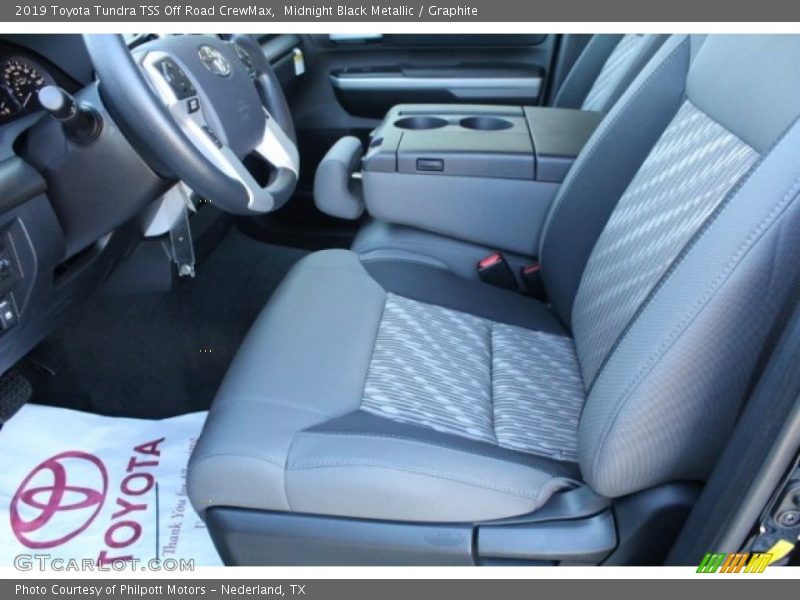 Midnight Black Metallic / Graphite 2019 Toyota Tundra TSS Off Road CrewMax