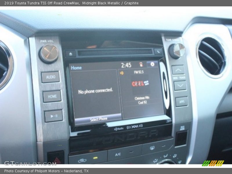 Midnight Black Metallic / Graphite 2019 Toyota Tundra TSS Off Road CrewMax