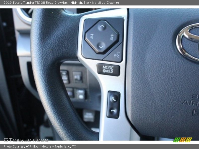 Midnight Black Metallic / Graphite 2019 Toyota Tundra TSS Off Road CrewMax