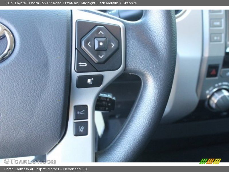 Midnight Black Metallic / Graphite 2019 Toyota Tundra TSS Off Road CrewMax