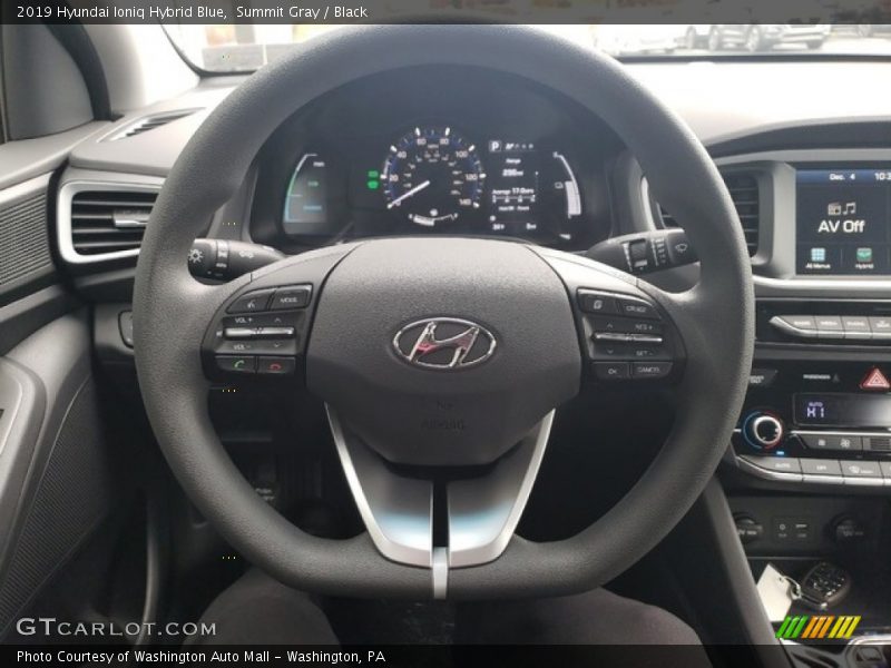  2019 Ioniq Hybrid Blue Steering Wheel
