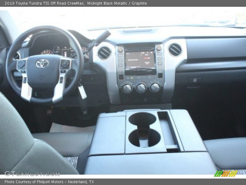 Midnight Black Metallic / Graphite 2019 Toyota Tundra TSS Off Road CrewMax