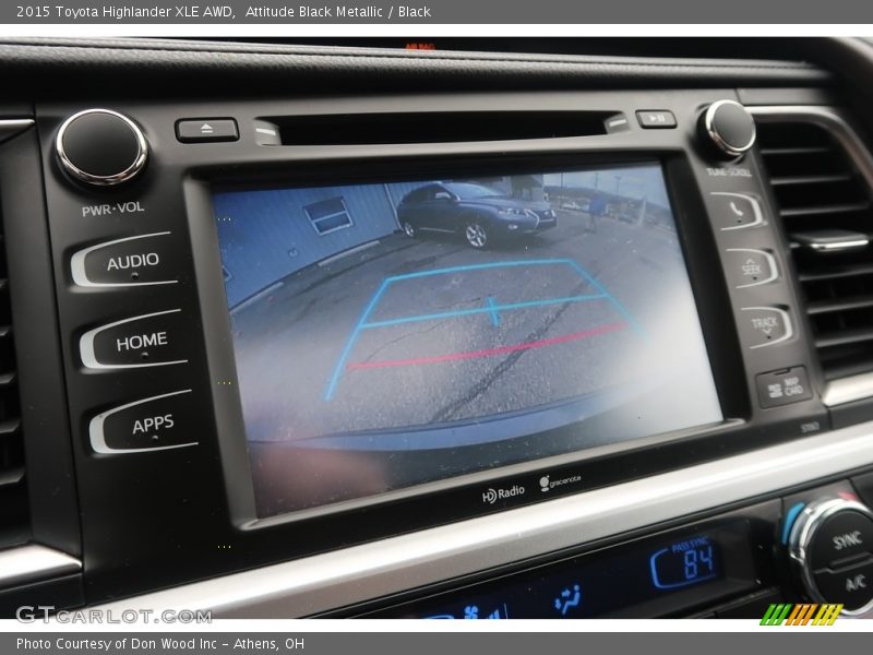 Attitude Black Metallic / Black 2015 Toyota Highlander XLE AWD