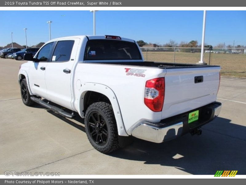 Super White / Black 2019 Toyota Tundra TSS Off Road CrewMax