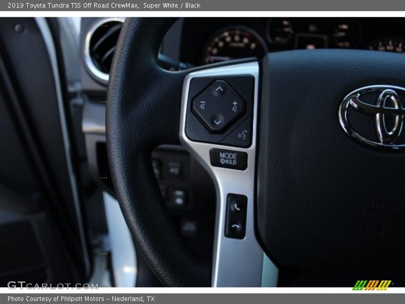 Super White / Black 2019 Toyota Tundra TSS Off Road CrewMax