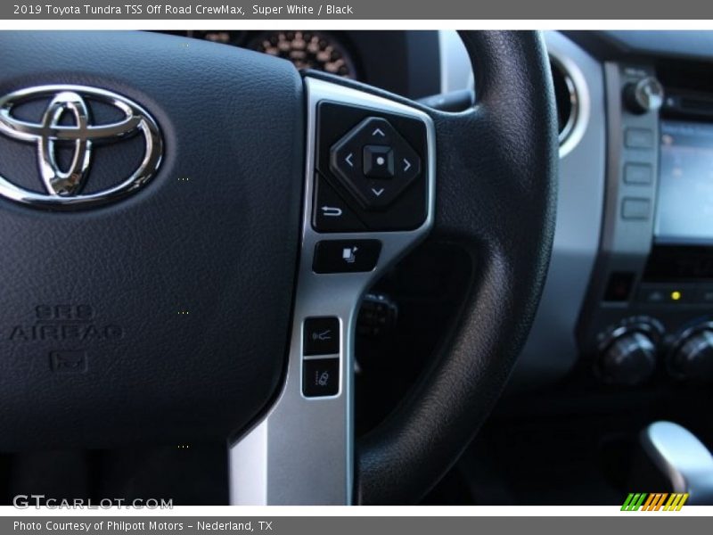 Super White / Black 2019 Toyota Tundra TSS Off Road CrewMax