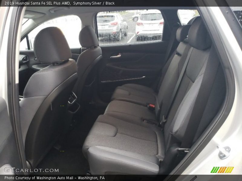 Symphony Silver / Black 2019 Hyundai Santa Fe SEL Plus AWD