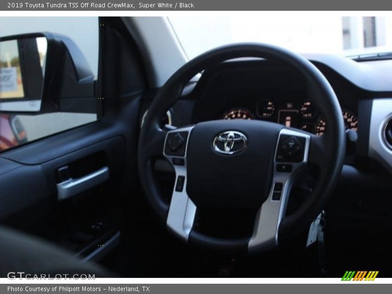Super White / Black 2019 Toyota Tundra TSS Off Road CrewMax