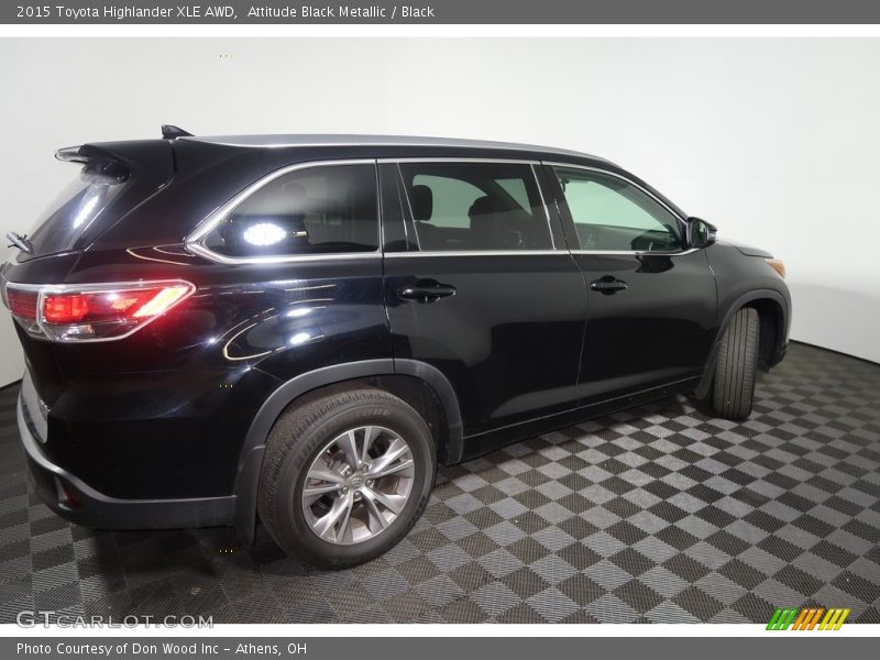 Attitude Black Metallic / Black 2015 Toyota Highlander XLE AWD