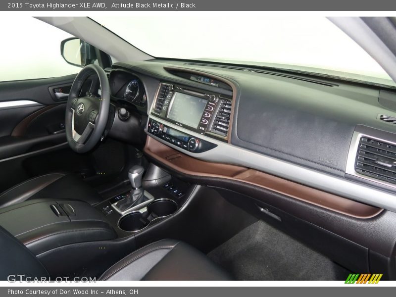 Attitude Black Metallic / Black 2015 Toyota Highlander XLE AWD