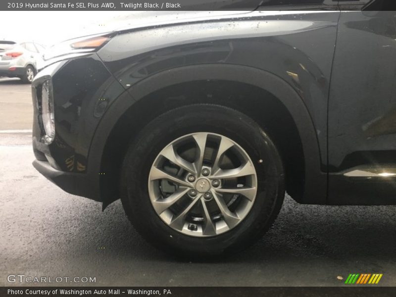 Twilight Black / Black 2019 Hyundai Santa Fe SEL Plus AWD