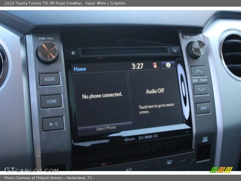 Super White / Graphite 2019 Toyota Tundra TSS Off Road CrewMax