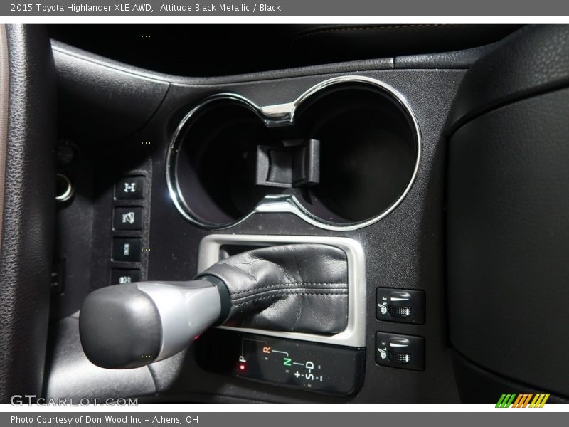 Attitude Black Metallic / Black 2015 Toyota Highlander XLE AWD