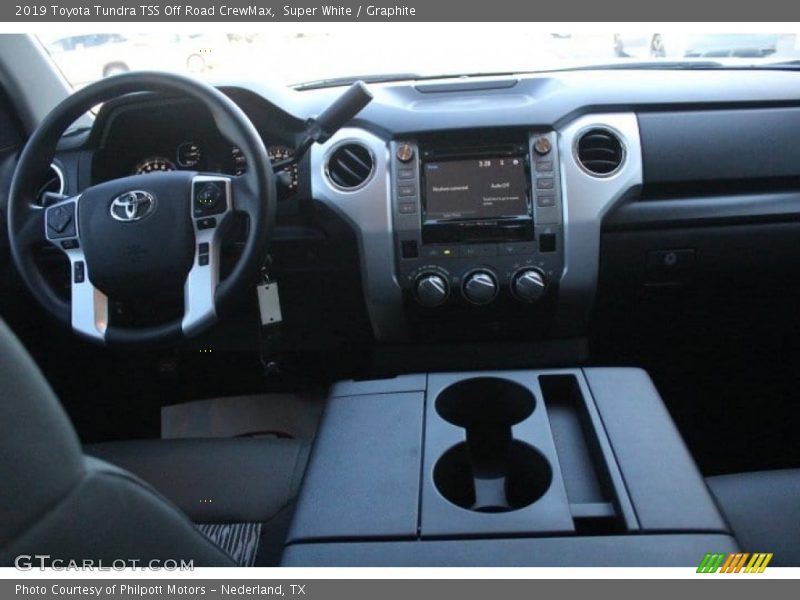 Super White / Graphite 2019 Toyota Tundra TSS Off Road CrewMax
