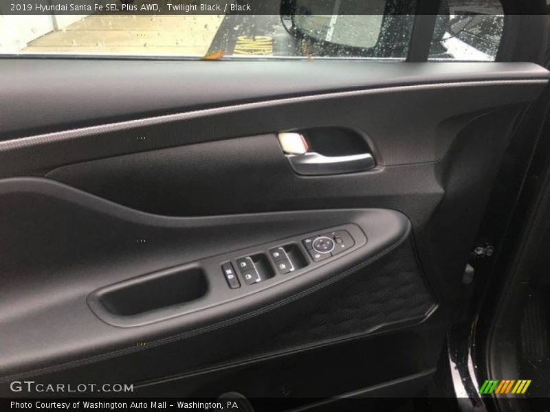 Twilight Black / Black 2019 Hyundai Santa Fe SEL Plus AWD
