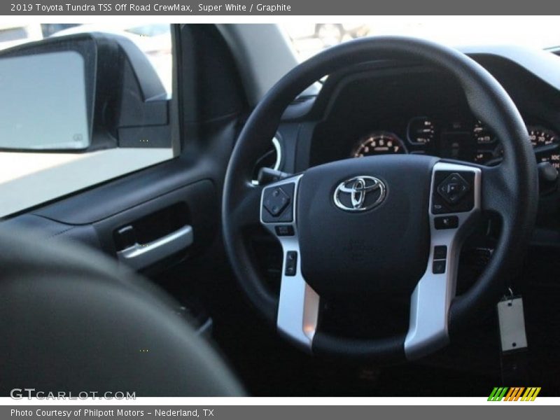 Super White / Graphite 2019 Toyota Tundra TSS Off Road CrewMax