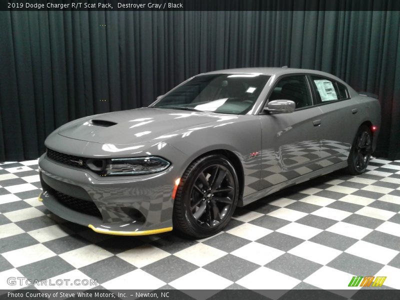 Destroyer Gray / Black 2019 Dodge Charger R/T Scat Pack