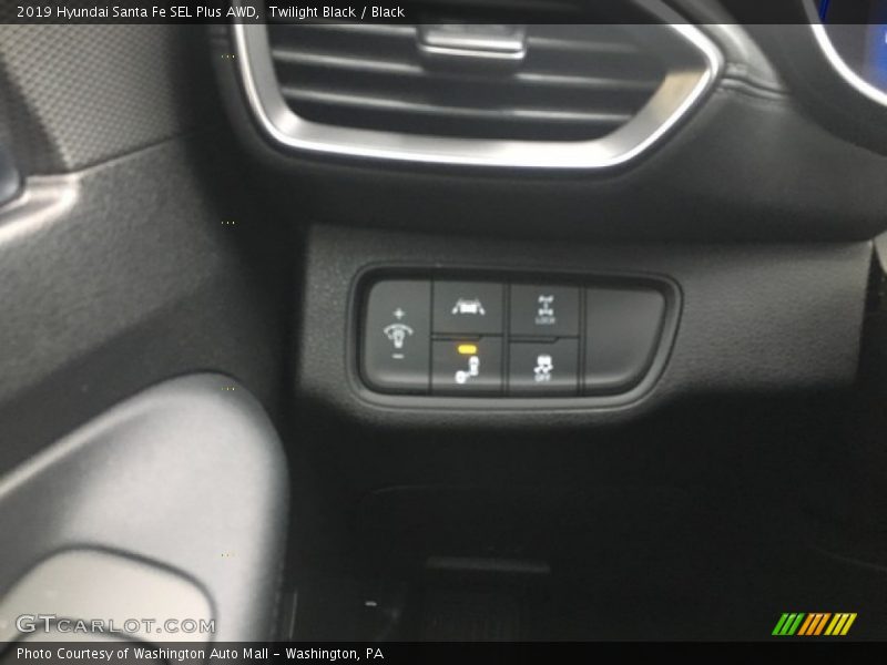 Twilight Black / Black 2019 Hyundai Santa Fe SEL Plus AWD