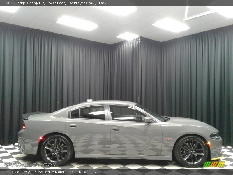 Destroyer Gray / Black 2019 Dodge Charger R/T Scat Pack
