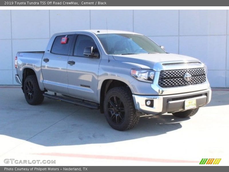 Cement / Black 2019 Toyota Tundra TSS Off Road CrewMax