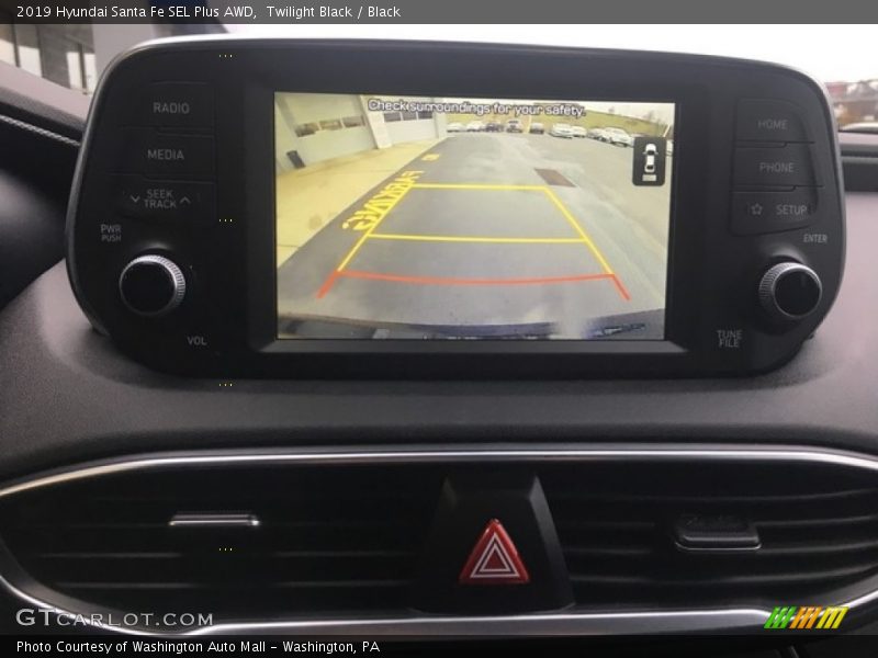 Twilight Black / Black 2019 Hyundai Santa Fe SEL Plus AWD