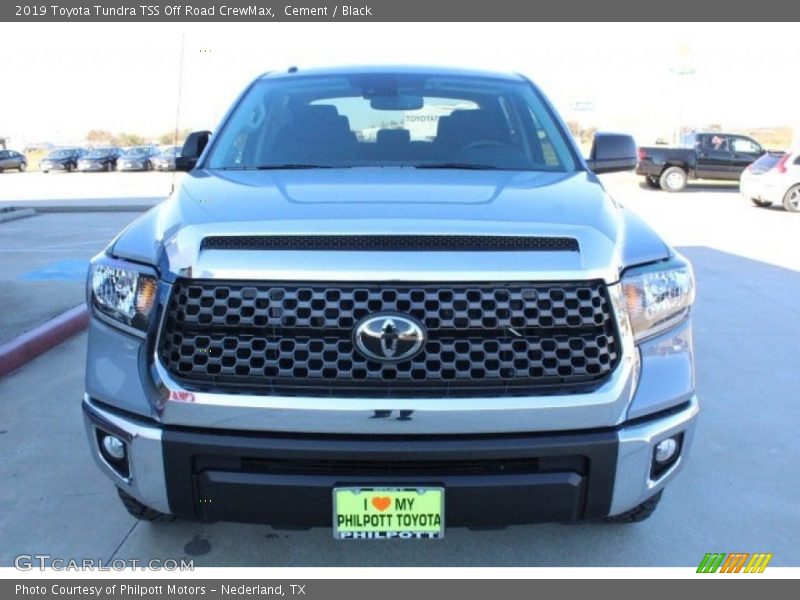 Cement / Black 2019 Toyota Tundra TSS Off Road CrewMax