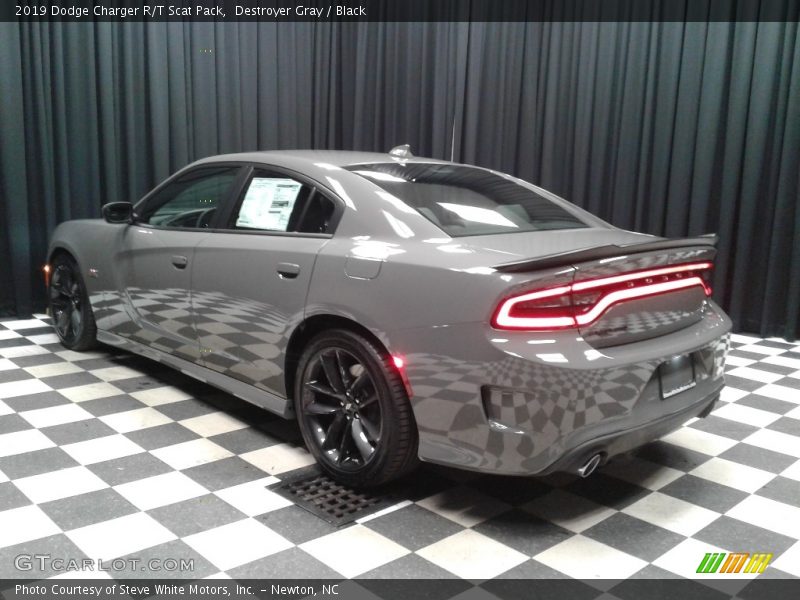 Destroyer Gray / Black 2019 Dodge Charger R/T Scat Pack