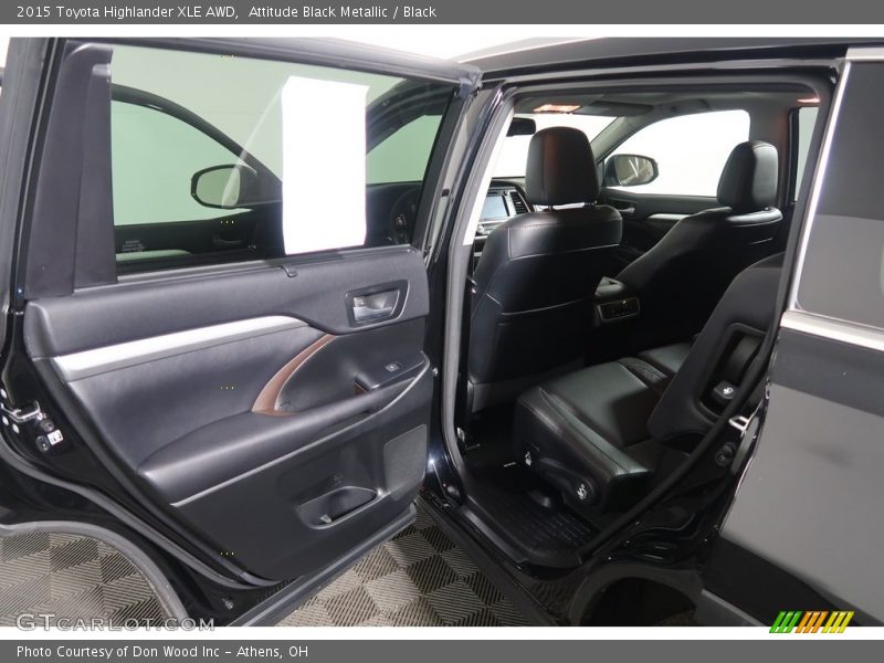 Attitude Black Metallic / Black 2015 Toyota Highlander XLE AWD