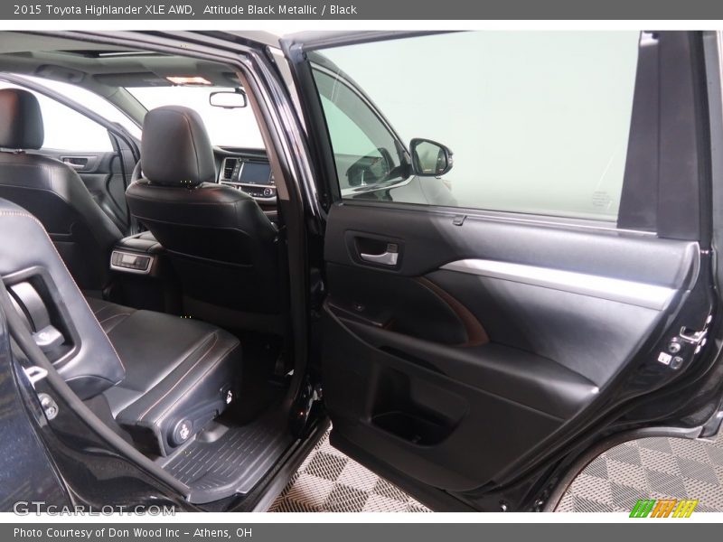 Attitude Black Metallic / Black 2015 Toyota Highlander XLE AWD