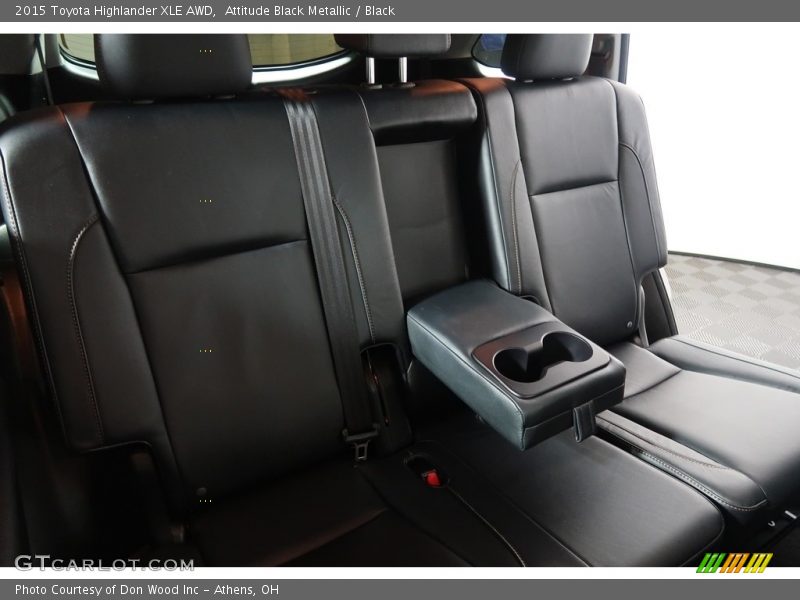 Attitude Black Metallic / Black 2015 Toyota Highlander XLE AWD
