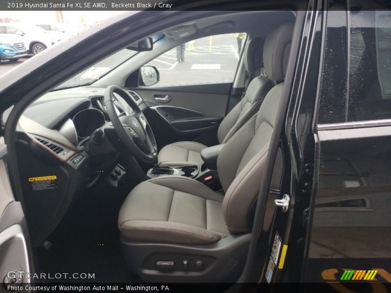Front Seat of 2019 Santa Fe XL SE AWD