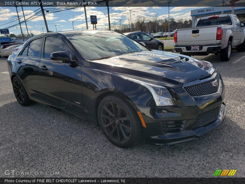 Black Raven / Jet Black 2017 Cadillac ATS V Sedan