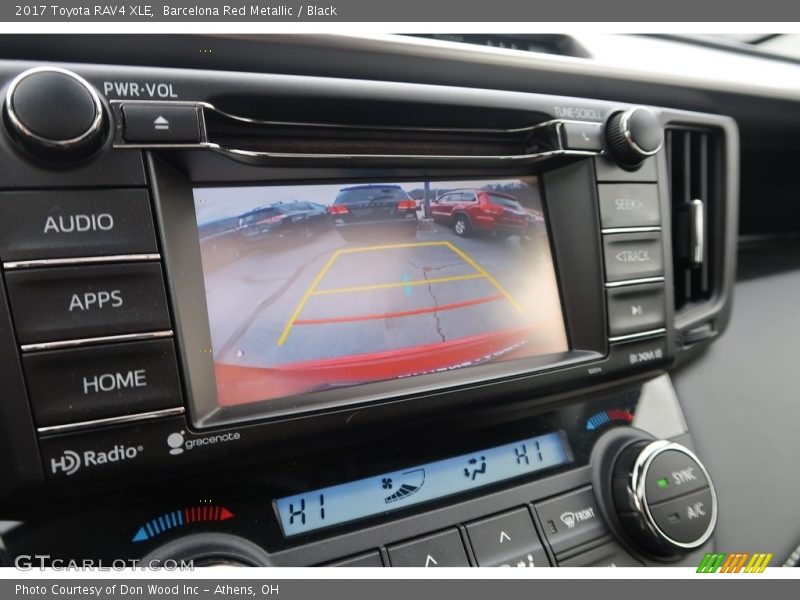 Barcelona Red Metallic / Black 2017 Toyota RAV4 XLE