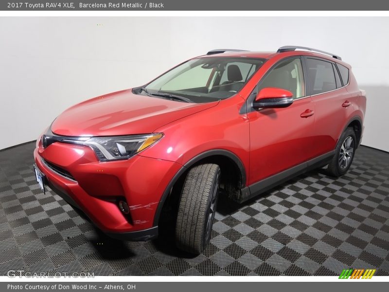 Barcelona Red Metallic / Black 2017 Toyota RAV4 XLE