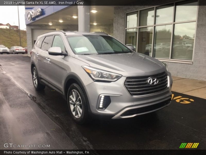 Iron Frost / Gray 2019 Hyundai Santa Fe XL SE AWD