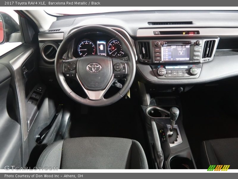 Barcelona Red Metallic / Black 2017 Toyota RAV4 XLE