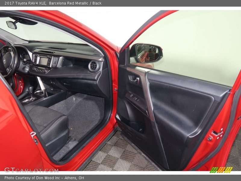 Barcelona Red Metallic / Black 2017 Toyota RAV4 XLE