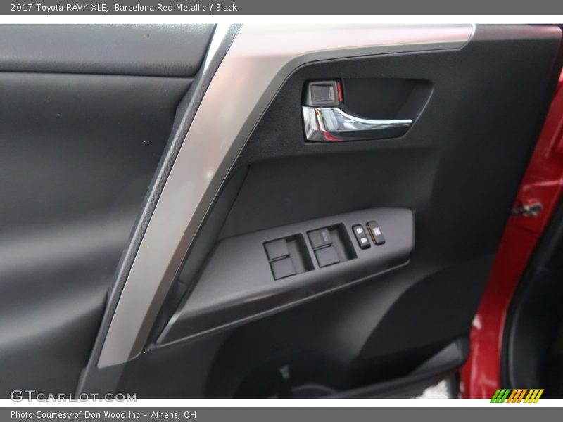 Barcelona Red Metallic / Black 2017 Toyota RAV4 XLE